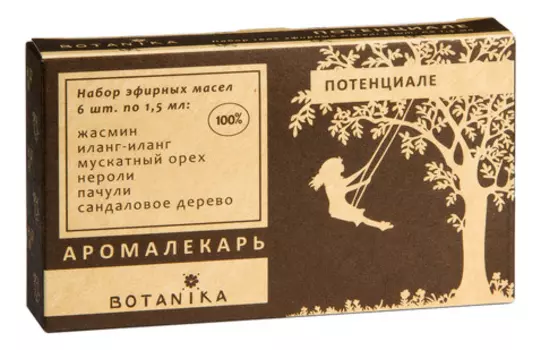 Набор эфирных масел 100% Потенциале 6*1,5мл
