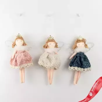 Украшение подвесное Ангел, H17х6х3см, цв. в асс.