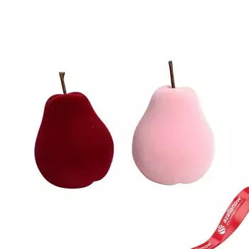 Сувенир Груша (керамика), 10х15см, в асс., розовый/красный