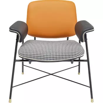 Стул мягкий с подлокотниками palms (kare) мультиколор 74x72x70 см.