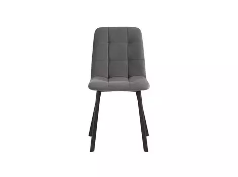 Стул oliver square (stoolgroup) серый 44x89x53 см.