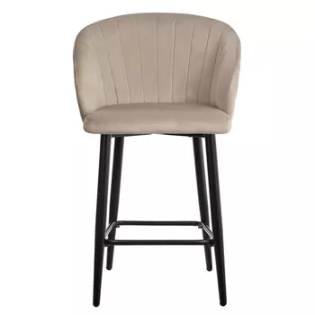 Стул полубарный paola (bradexhome) бежевый 56x65x60 см.