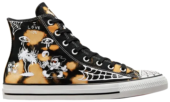 Кроссовки Converse Sean Pablo x Chuck Taylor All Star Pro High Black Casino, черный