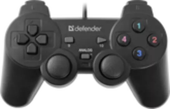 Геймпад проводной Defender Omega USB, 12 кнопок, 2 стика