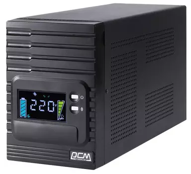 ИБП Powercom SPT-1500-II-LCD, ID(1152565), 1500VA/1200W, Линейно-интерактивный, чистая синусоида, USB/RS232,