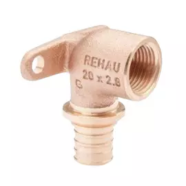 водорозетка аксиальная REHAU 20х1/2" ВН RX для труб из сшитого полиэтилена