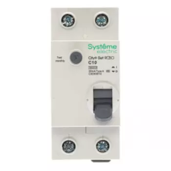 выключатель автоматический SE CITY9 1P 10А тип A 6kA