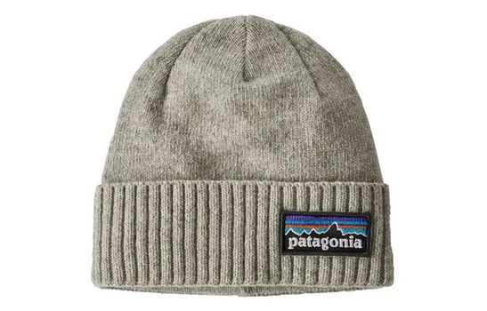 Мужская шерстяная шапка разных цветов Patagonia, OGLC/Pure Gray