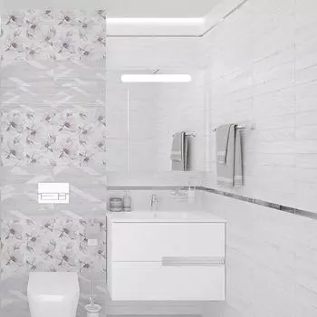 Плитка настенная Chance 20х40 см 1.2 м² цвет белый