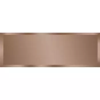 Зеркальная плитка Omega Glass NNLM38 прямоугольная 30x10 см глянцевая цвет бронза 1 шт.