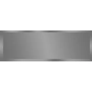 Зеркальная плитка Omega Glass NNLM39 прямоугольная 30x10 см глянцевая цвет графит 1 шт.