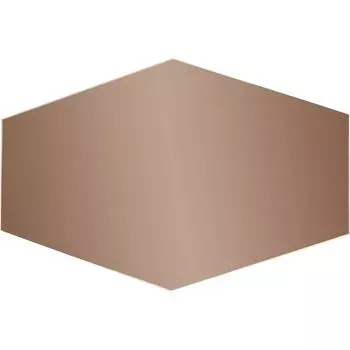 Зеркальная плитка Omega Glass NNLM72 сота 30x20 см глянцевая цвет бронза 1 шт.