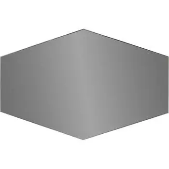 Зеркальная плитка Omega Glass NNLM73 сота 30x20 см глянцевая цвет графит 1 шт.