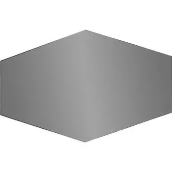 Зеркальная плитка Omega Glass NNLM74 сота 30x20 см глянцевая цвет графит 6 шт.