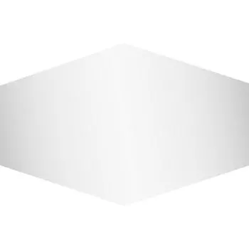 Зеркальная плитка Omega Glass NNLM71 сота 30x20 см глянцевая цвет серебро 1 шт.