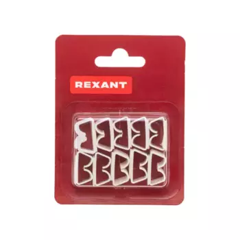 Площадка самоклеящаяся c клипсой Rexant 2x1.7 мм 10 шт.