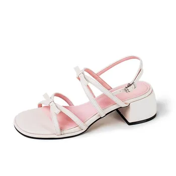 Fashion Trendy Design Sandals 2024 New Summer Luxury One Line with Bow Decoration Temperament High Heels Zapatos De Mujer Platform 35 серебряный