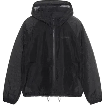 Пляжная куртка Ripstop Transparent Shell Stussy, черный