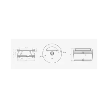 Кронштейн для купольной камеры Milesight MS-A71, -, белый (MS-A71)