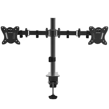 Кронштейн настольный для TV/монитора Arm media LCD-T13, 15"-32", 2 монитора, VESA 75x75мм-100x100мм, наклонный, поворотный, до 8 кг, черный (10154)