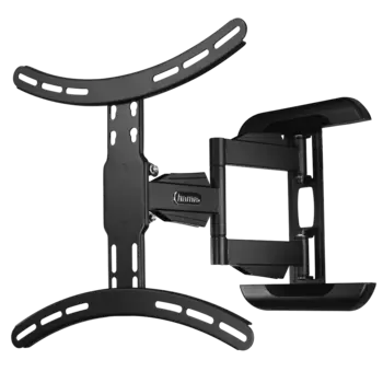 Кронштейн для TV/монитора HAMA H-118619, 32"-56", VESA 200x200 - 400x400, вес до 35кг, настенный, черный (00118619)