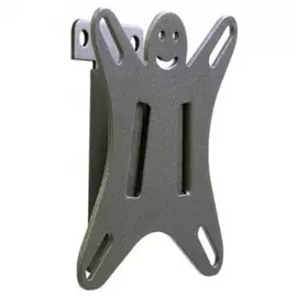 Кронштейн настенный для TV/монитора HOLDER LCDS-5001, 10"-32", VESA 75x75мм-100x100мм, до 25 кг, черный (LCDS-5001 METALLIC)