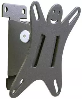 Кронштейн настенный для TV/монитора HOLDER LCDS-5002, 10"-26", наклонный, до 25 кг, черный