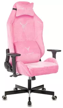 Кресло игровое Бюрократ Knight N1 Fabric, розовый (KNIGHT N1 PINK)