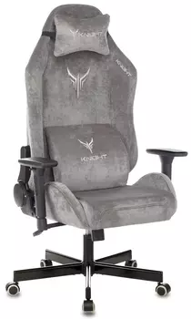 Кресло игровое Бюрократ Knight N1 Fabric, серый (KNIGHT N1 GREY)