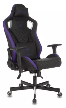 Кресло игровое Бюрократ Knight Outrider, черный/фиолетовый (KNIGHT OUTRIDER BV)