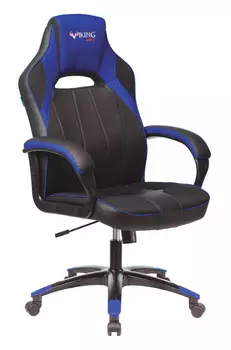 Кресло игровое Бюрократ VIKING 2 AERO черный/синий (VIKING 2 AERO BLUE)