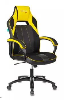 Кресло игровое Бюрократ VIKING 2 AERO черный/желтый (VIKING 2 AERO YELLOW)
