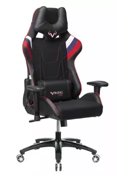 Кресло игровое Бюрократ VIKING 4 AERO черный/триколор (VIKING 4 AERO RUS)