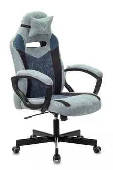 Кресло игровое Бюрократ VIKING 6 KNIGHT синий (VIKING 6 KNIGHT BL)