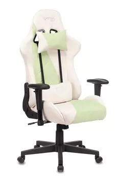 Кресло игровое Бюрократ VIKING X зеленый/белый (VIKING X GREEN)