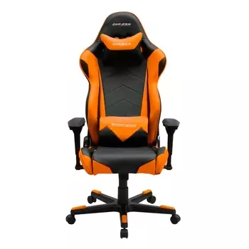 Кресло игровое DXRacer Racing OH/RE0 черный/оранжевый (OH/RE0/NO)