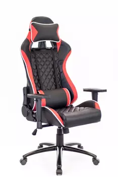 Кресло игровое Everprof Lotus S11, черный/красный (EP-lotus s11 eco black/red)