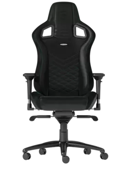 Кресло игровое Noblechairs EPIC черный/зеленый (NBL-PU-GRN-002)