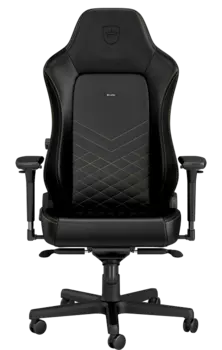 Кресло игровое Noblechairs Hero черный/золотистый (NBL-HRO-PU-GOL)