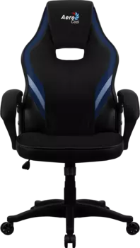 Кресло игровое AeroCool AERO 2 Alpha черный/синий (4718009154704)