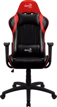 Кресло игровое AeroCool AIR AC100 черный/красный (4718009155053)