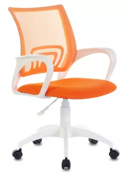 Кресло офисное Бюрократ CH W695NLT белый/розовый (CH-W695NLT/PK/TW-13A)