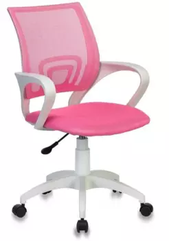 Кресло офисное Бюрократ CH W 696 розовый (CH W 696 Pink)