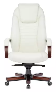 Кресло офисное Бюрократ T-9923WALNUT слоновая кость (T-9923WALNUT/IVORY)