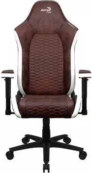 Кресло игровое AeroCool CROWN PLUS AeroSuede Burgundy Red, красный (4711099472499)