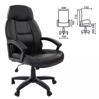 Кресло руководителя Brabix Formula EX-537 черный (531388)