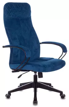 Кресло руководителя Бюрократ CH-608 темно-синий (CH-608/FABRIC-DBLUE)