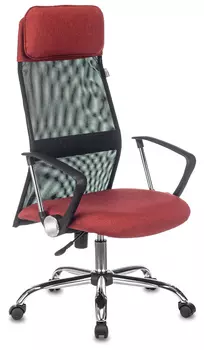 Кресло руководителя Бюрократ KB-6N красный (KB-6N/SL/B/410-RD)