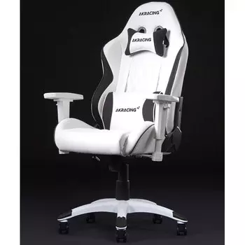 Кресло игровое AKRACING CALIFORNIA LAGUNA белый/черный (AK-CALIFORNIA-LAGUNA)