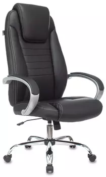 Кресло руководителя Бюрократ T-9923SL черный (T-9923SL/ECO-BLACK)